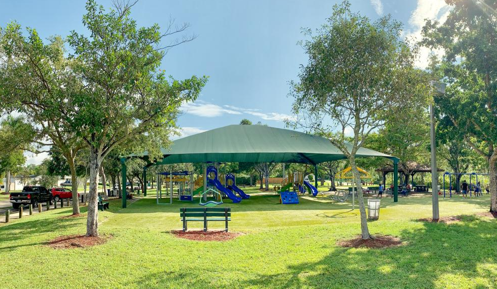 Whispering Pines Park - A perfect location for families considering buying a home in Cutler Bay and Palmetto Bay.